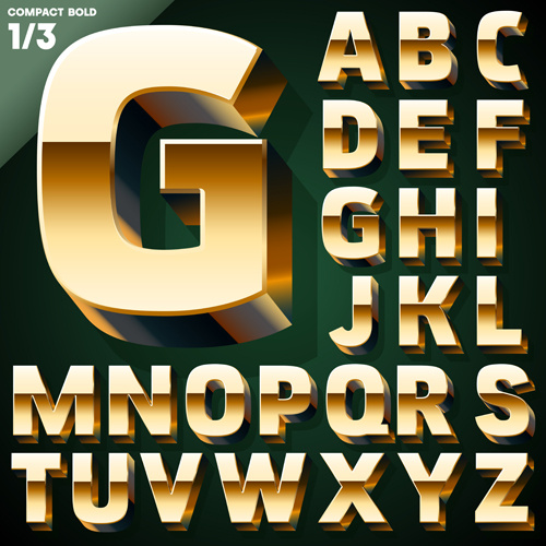 gold font downloads free